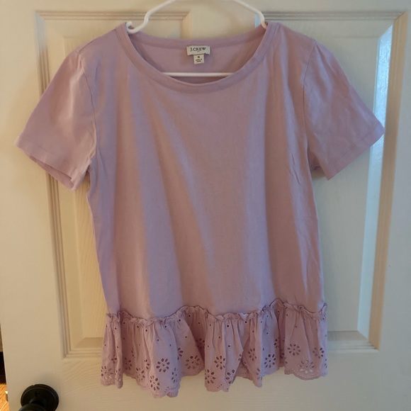 Jcrew pink peplum top - Picture 1 of 2